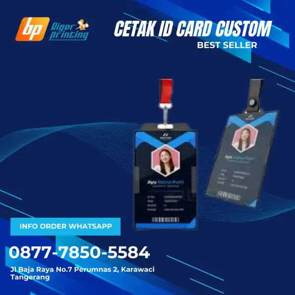 BEST SELLER, Wa./Call 0877-7850-5584, Cetak Id Card Custom, di ciledug tangerang