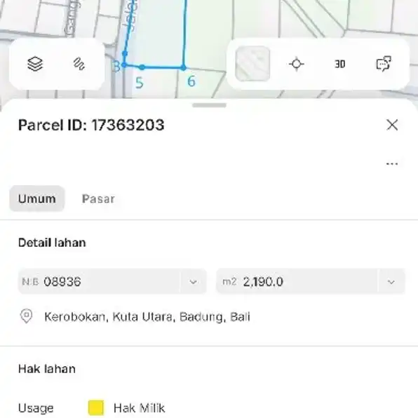 Dikontrakan 5, 6, 7, 8 are dst, Jl. Tengah I Bumbak Tegal Cupek Umalas Kerobokan Kuta Utara