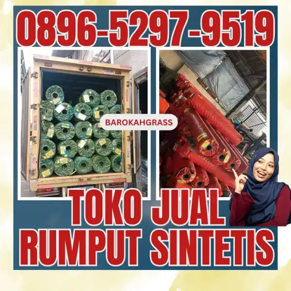 0896-5297-9519 (Bu Diana), Jual Rumput Sintetis Riau Siak Bunga Raya