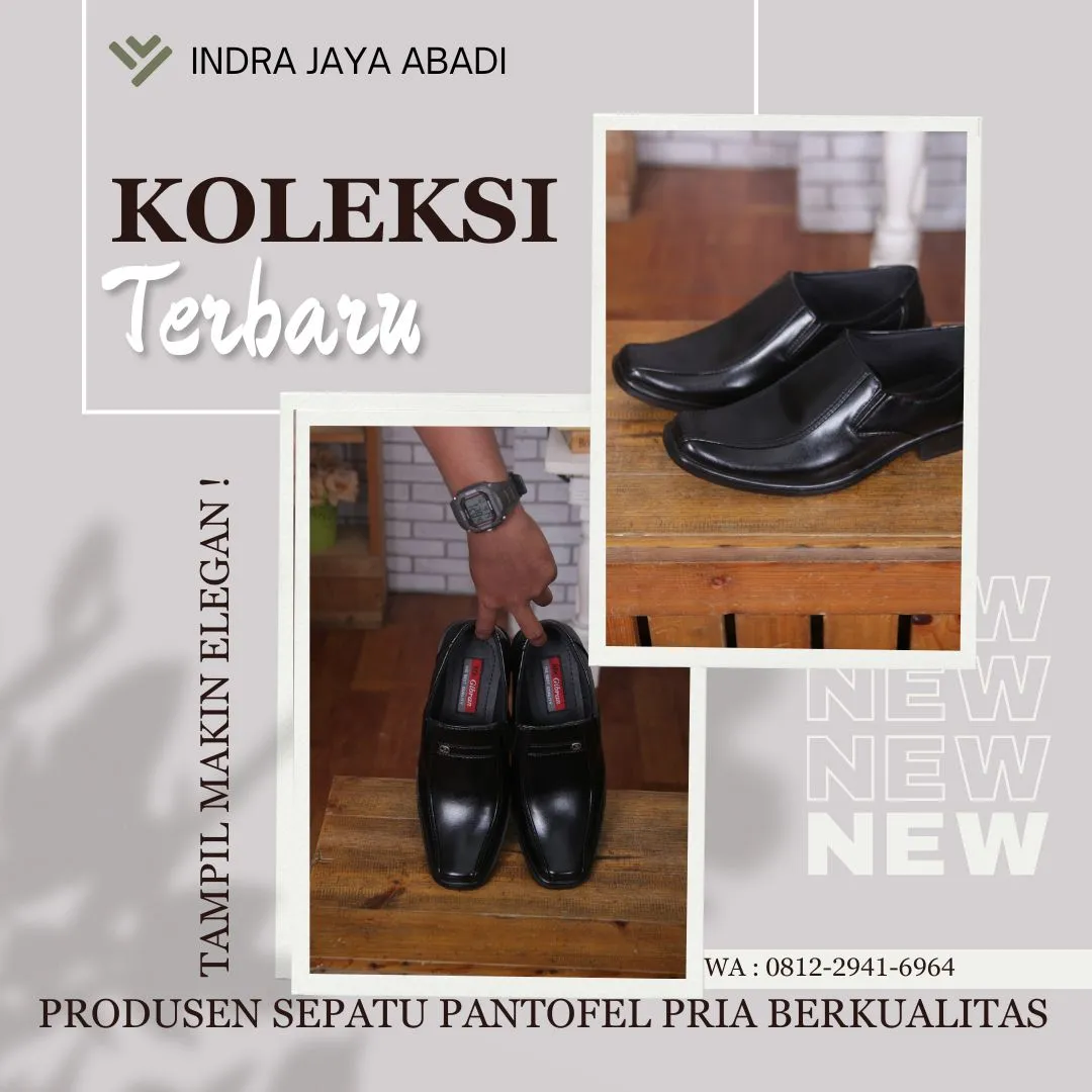 Produsen Sepatu Pantofel Pria Berkualitas Tulang Bawang Barat,Lampung