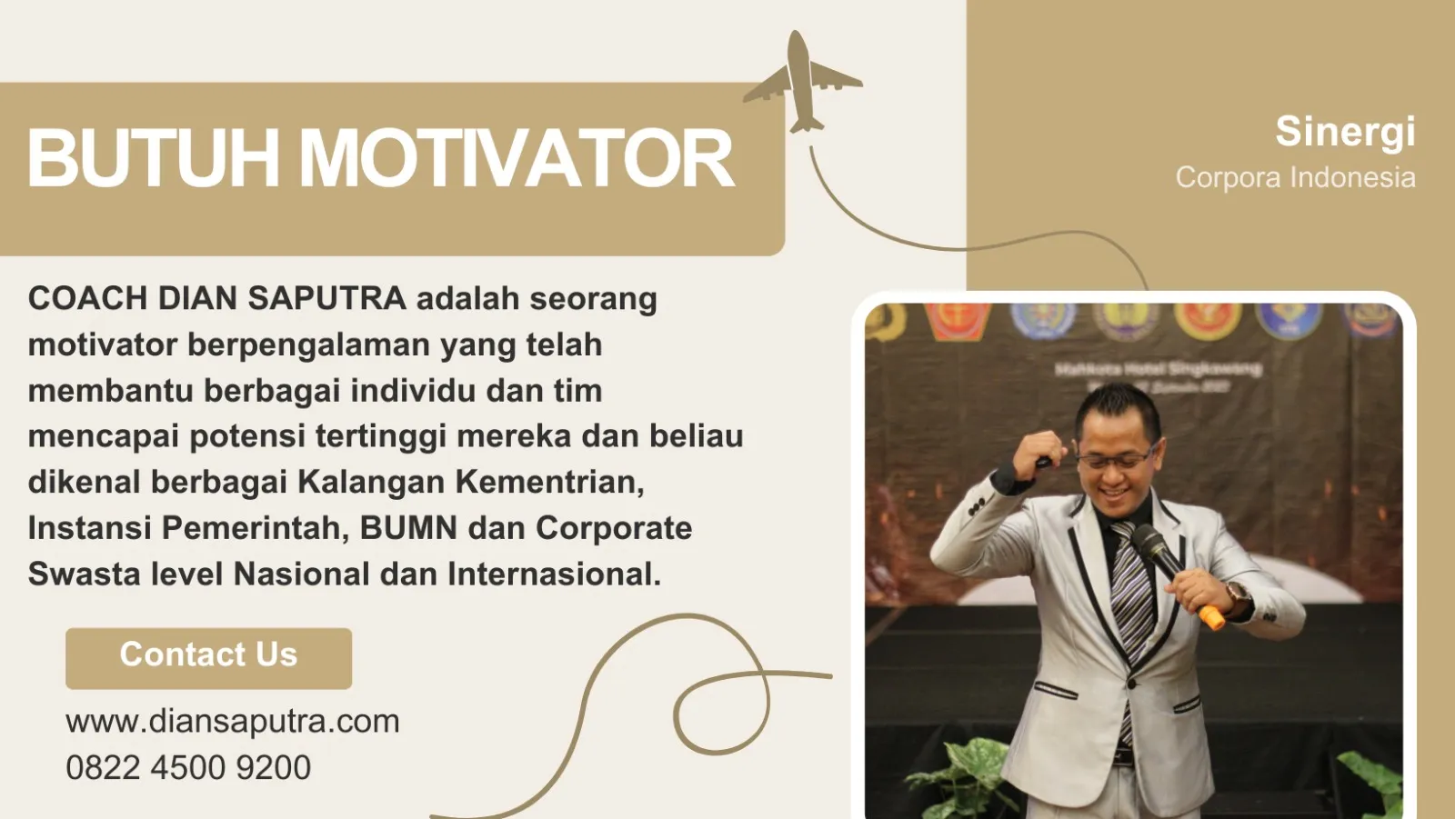 Pembicara Motivator Madura, Terpercaya & Solutif, Dian Saputra