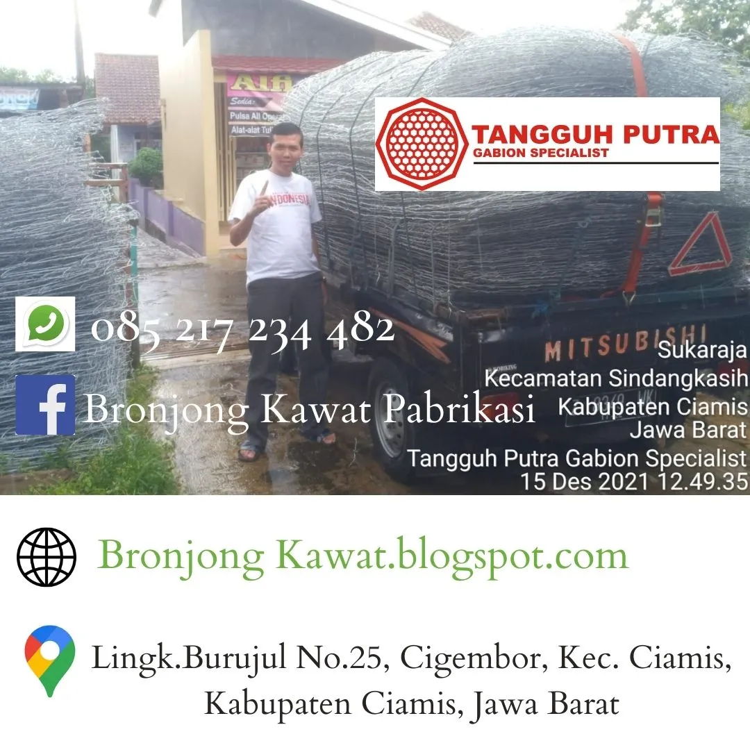 Diskon, Jual Bronjong Kawat Ciamis, di Pakis, Malang