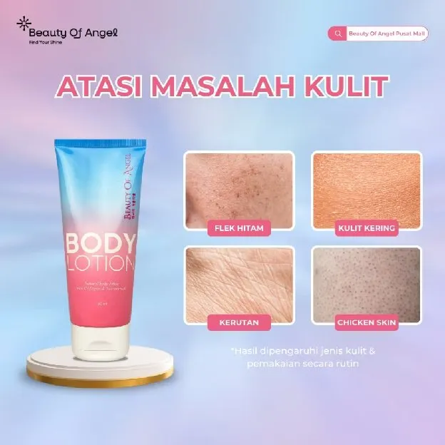 BEAUTY OF ANGEL BODY LOTION With Niacinamide dan Aloe Vera Extract Lotion Pencerah Kulit