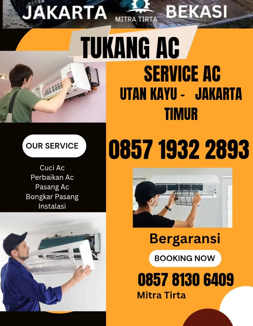 0857 1932 2893 Service Ac Murah Utan Kayu Jakarta Timur