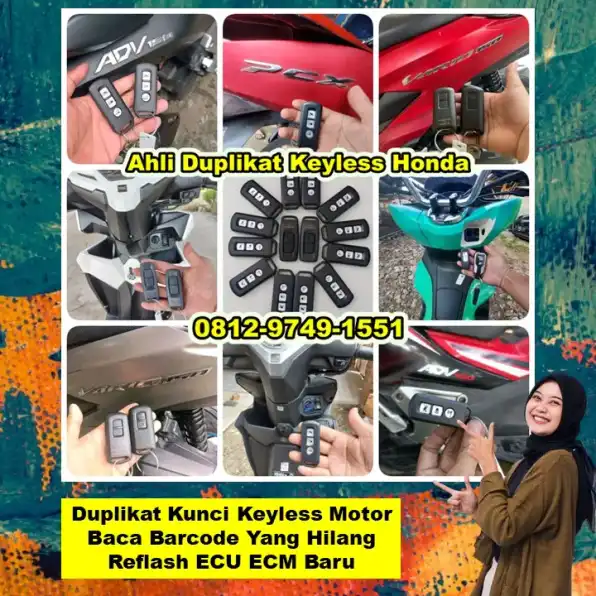 0812-9749-1551(WA), Duplikat Keyless Honda PCX ADV Vario SCOOPY Mundu Cirebon