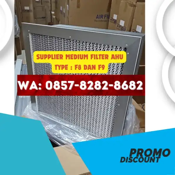 [0857-8282.8682] Supplier Medium Filter Single dan Double Header untuk Berbagai Kebutuhan HVAC