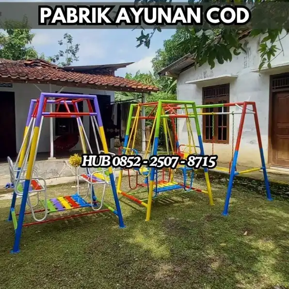 Hub 0852-2507-8715 TERBAIK ! ayunan besi depan rumah Dan mainan outdoor tk Kec Karangrayung Grobogan Bayar COD Free Ongkir