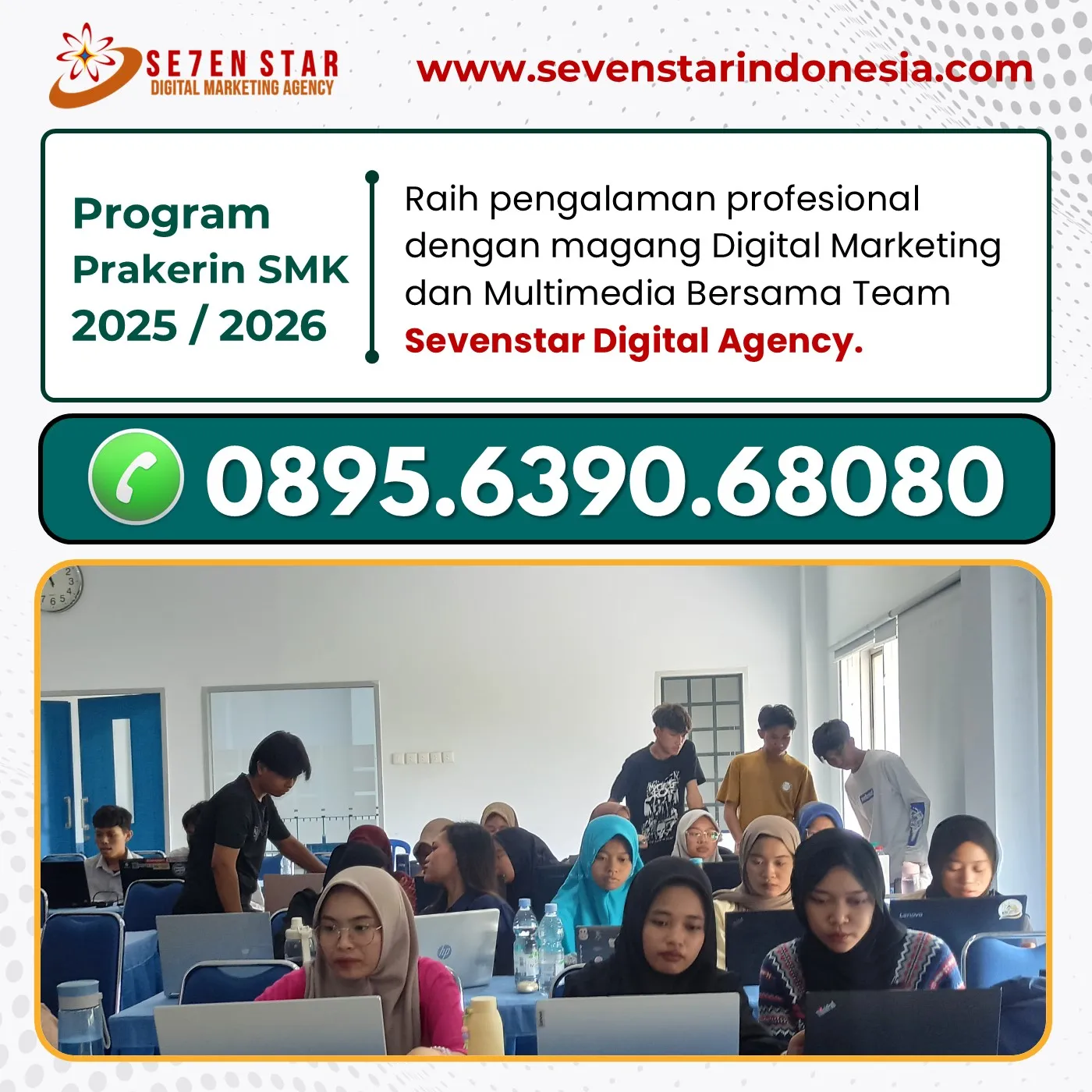 WA 0895-6390-68080 Daftar PSG SMK Jurusan Multimedia DKV di Malang