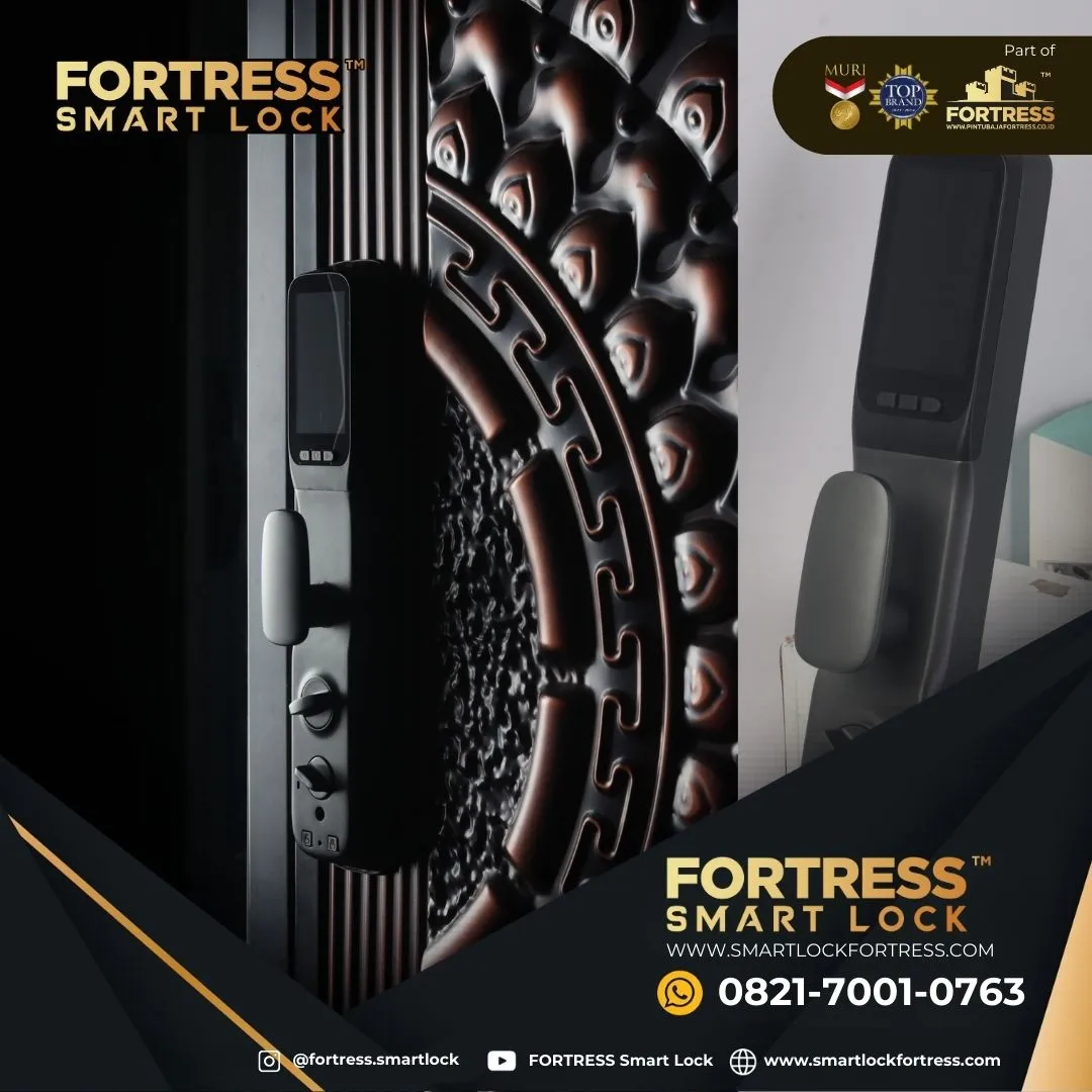 (FORTRESS) Smart Lock Door Murah Di Pontianak