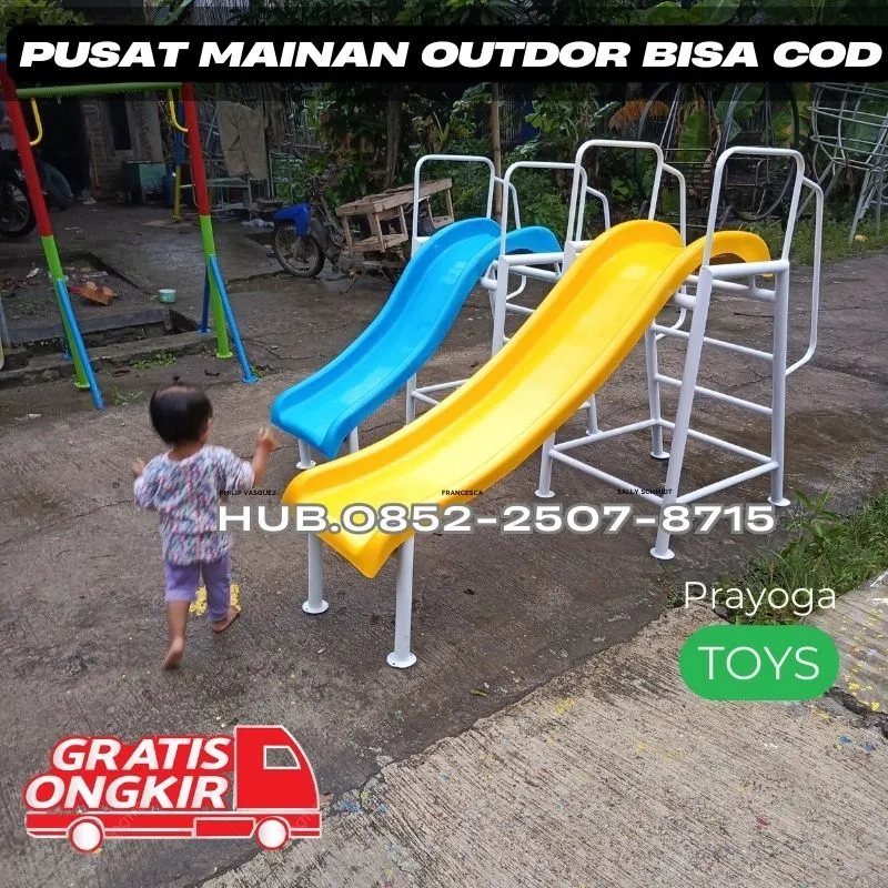 Desain ayunan besi hollow Dan produsen playground Kec Prambon Sidoarjo