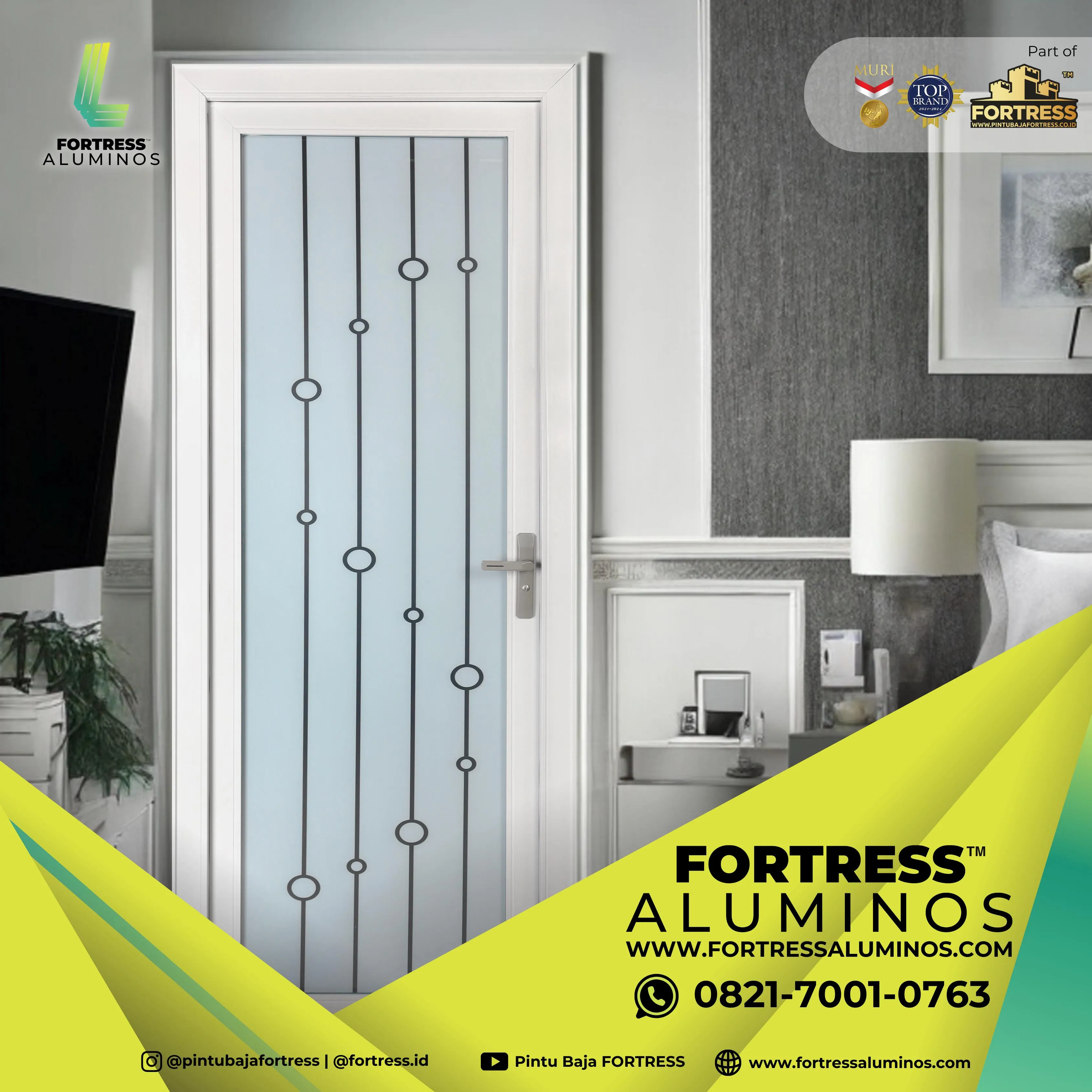 (ALUMINOS) Kusen Pintu Aluminium Terdekat Di Palu