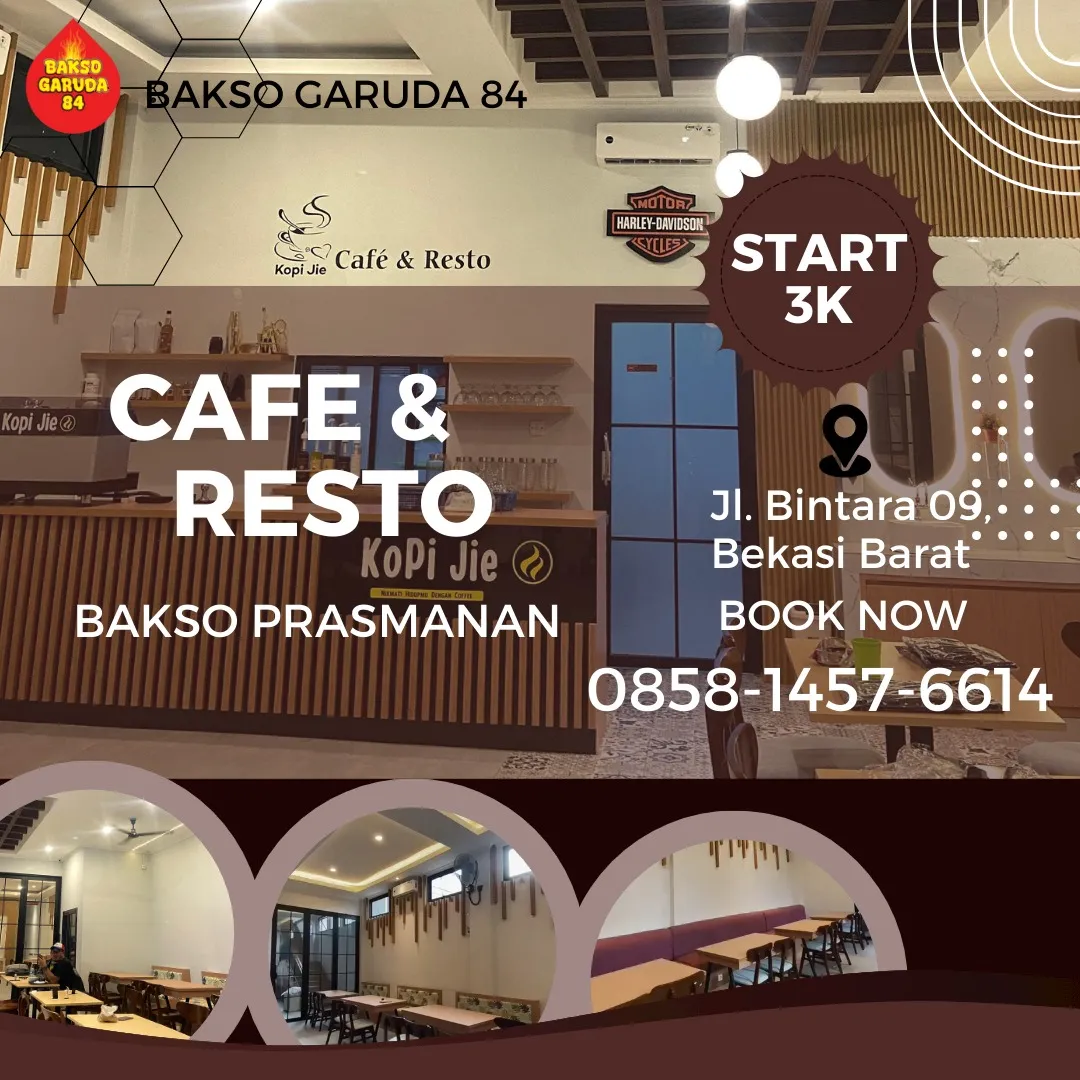 MURAH, WA 0858-1457-6614, Sewa Tempat Restoran Bekasi