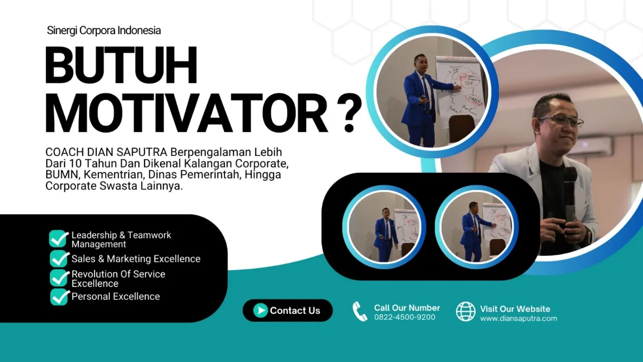 Motivator Bandung, Terpercaya & Solutif, Dian Saputra