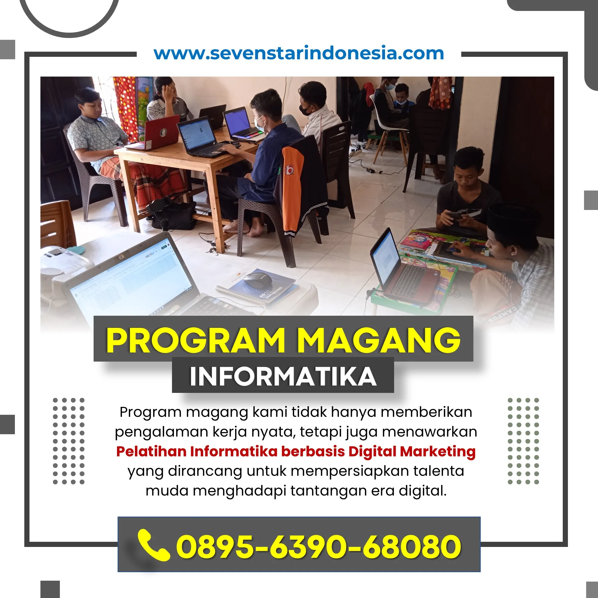 (WA 0895-6390-68080) Rekomendasi Magang Informatika di Kediri