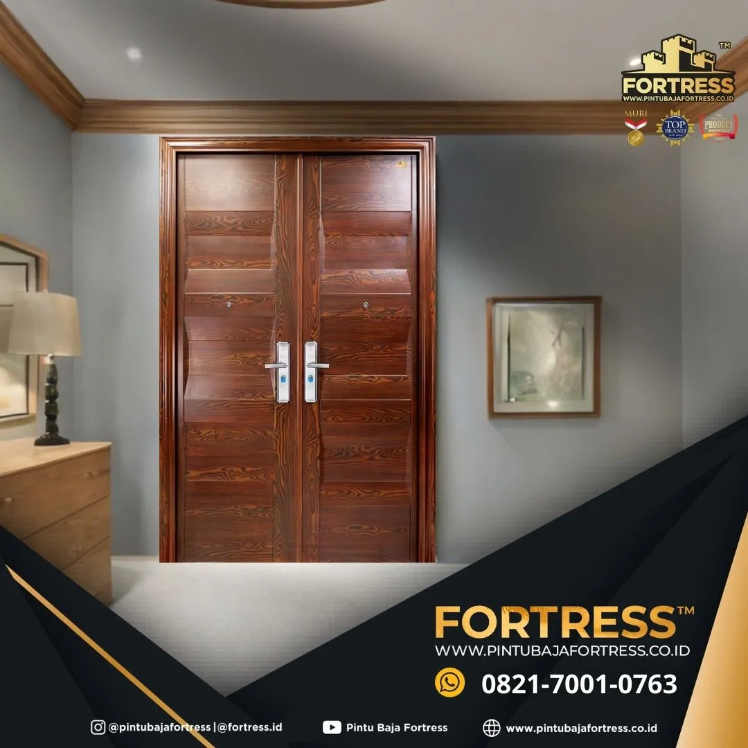 (FORTRESS) Pintu Baja Double Door Di Banjarmasin