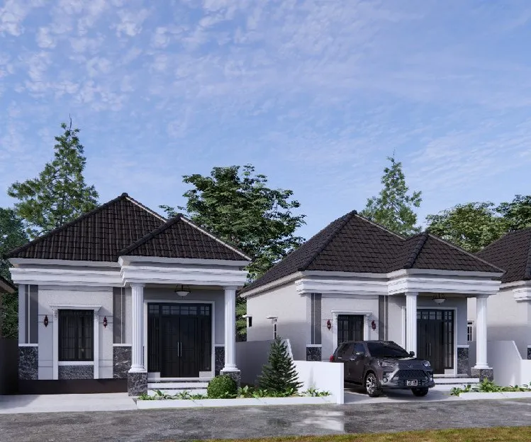 Perumahan eksklusif di Paris Pontianak menawarkan rumah siap huni dengan desain modern dan lingkunga