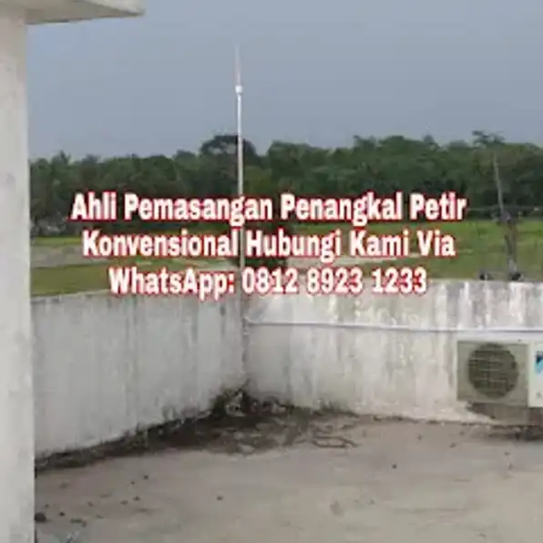 Toko pasang penangkal petir full bahan tembaga Cianjur