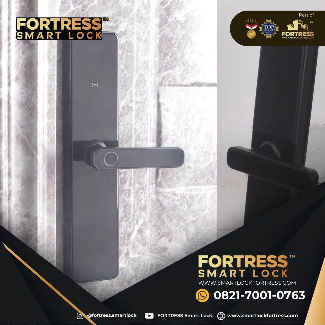 (FORTRESS) Best Smart Lock Door Fingerprint Di Sanggau