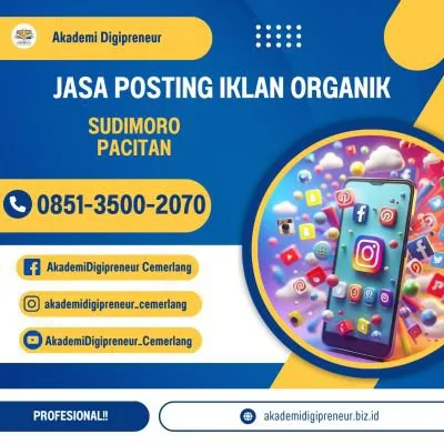 Jasa Posting Facebook Terbaik, Sudimoro, Pacitan