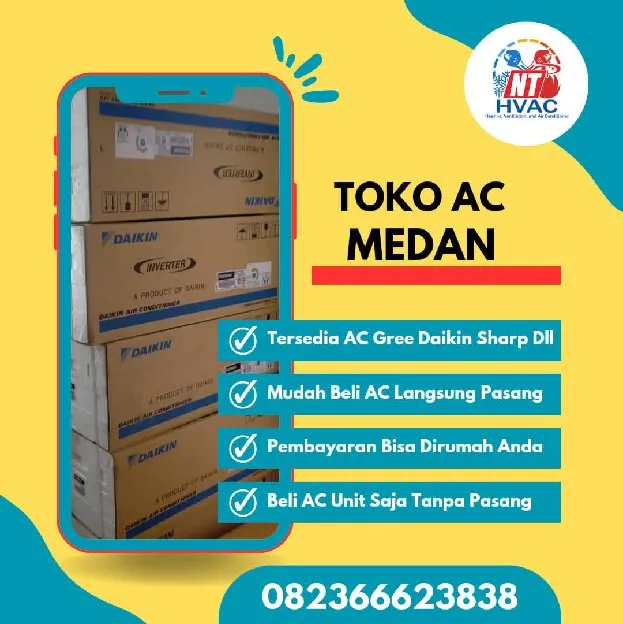 Beli AC Terbaru Di Medan 0823  6662  3838