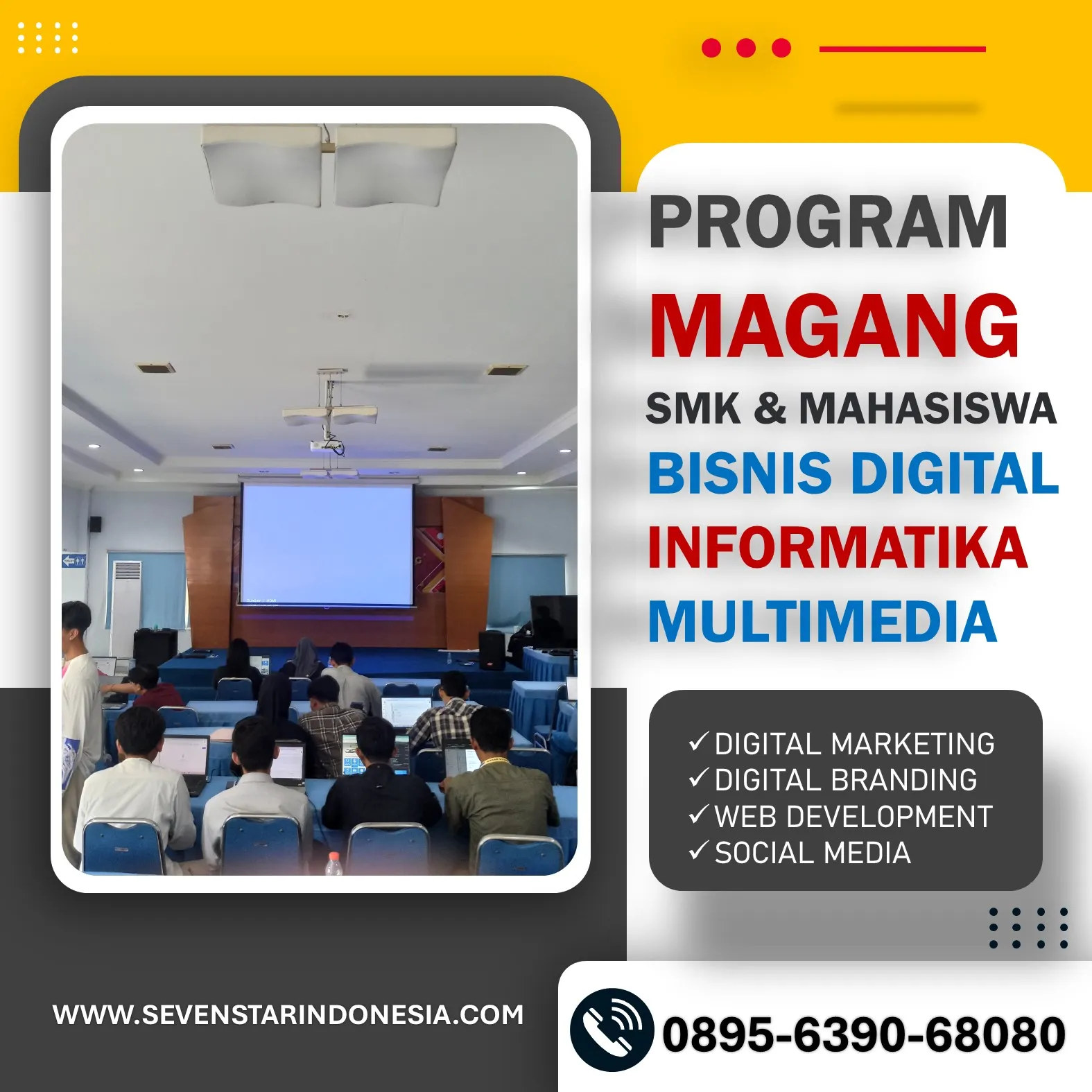 WA 0895-6390-68080, Lokasi Prakerin Jurnalistik di Malang