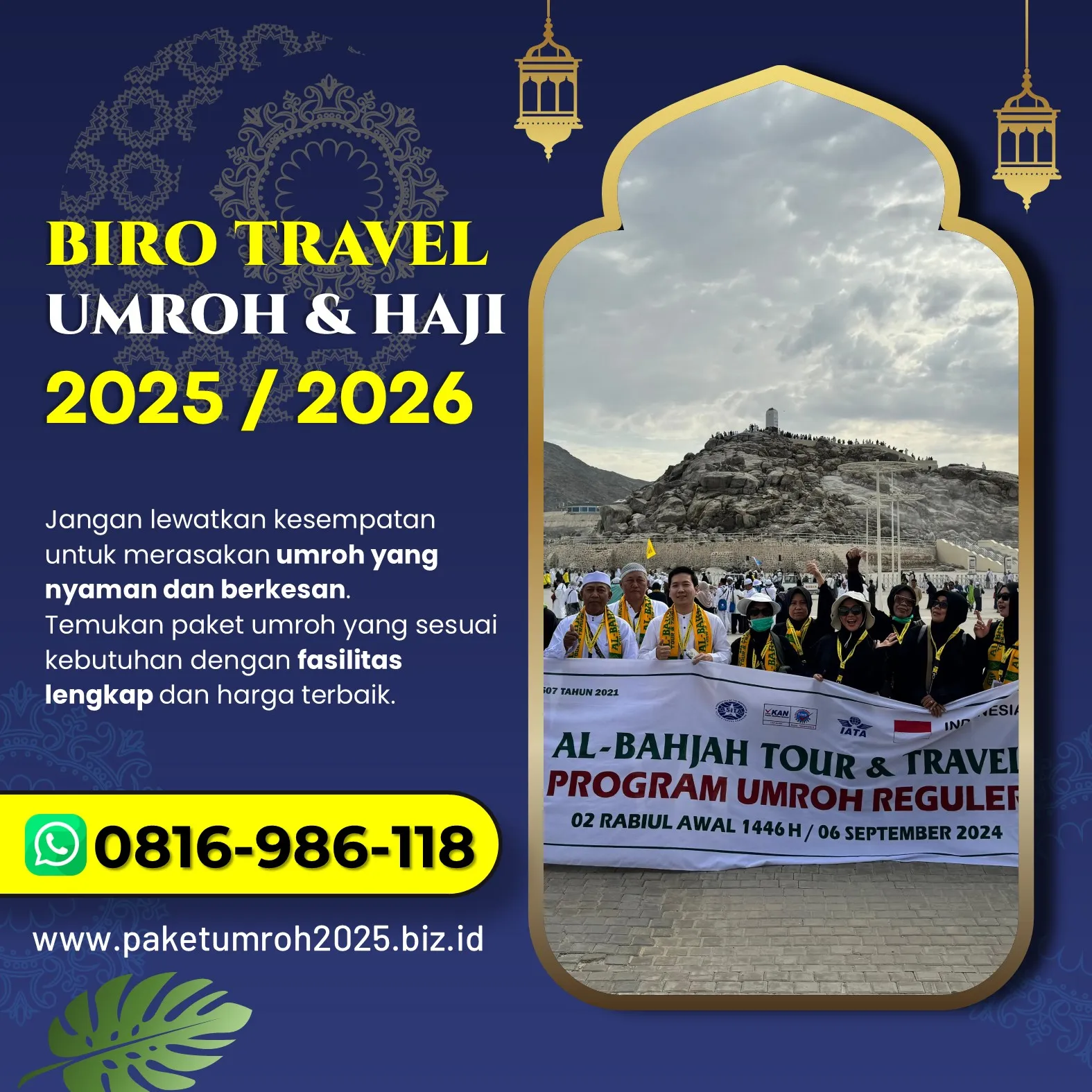 Travel Umroh Keluarga 2025 Poncokusumo – Layanan Profesional