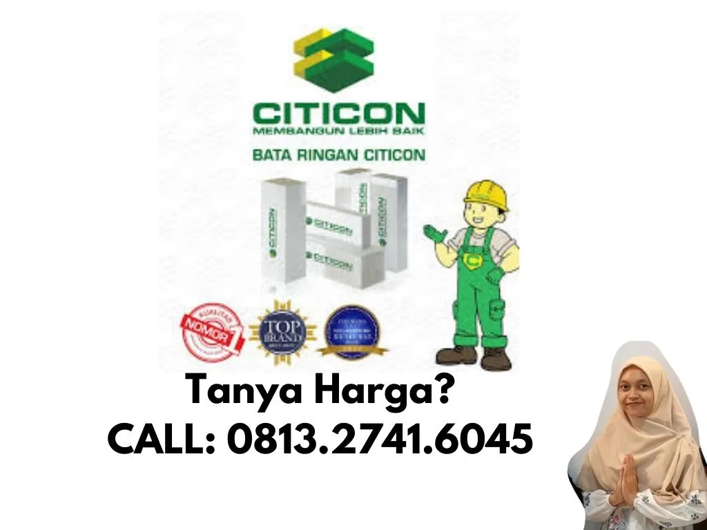 FREE SEMEN MORTAR! Bata Hebel Citicon Sukabumi Sukabumi