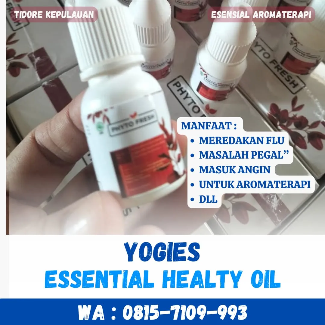 (YOGIES), Phyto Fresh Kab Indragiri Hilir, Bahan Minyak Esensial