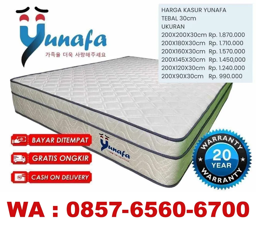 Langsung Pabrik 0857-6560-6700 Jual Kasur Busa Yunafa Di Banjarnegara Banyumas