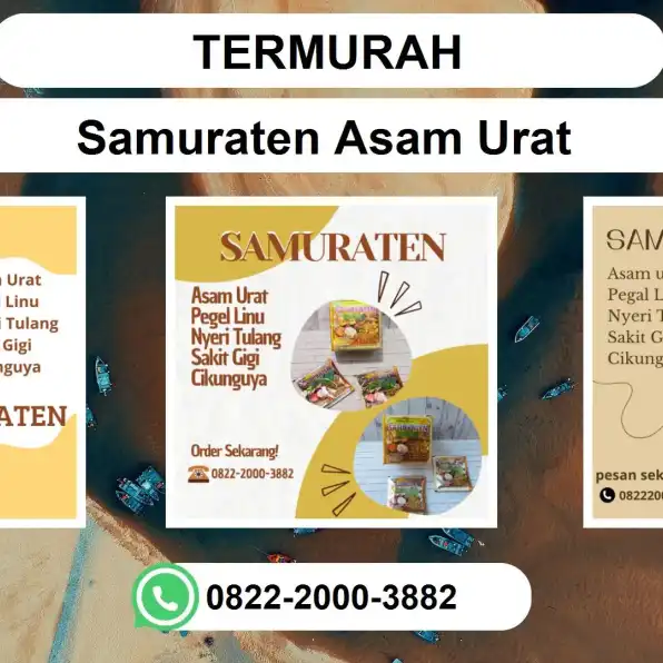 TERMURAH, 0822-2000-3882 DISTRIBUTOR Samuraten Asam urat Pacitan