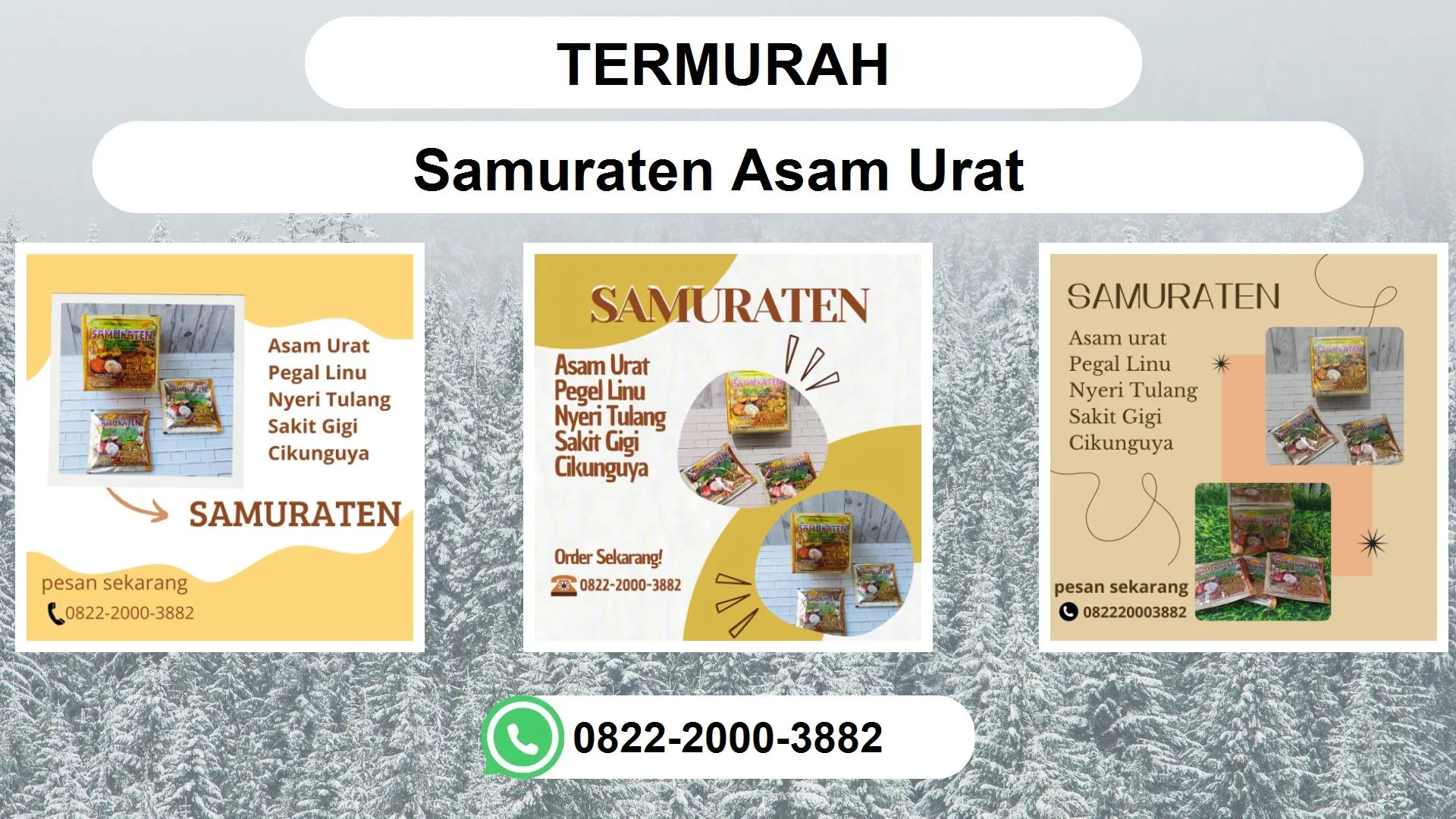 TERMURAH, 0822-2000-3882 DISTRIBUTOR Samuraten Asam urat Tuban