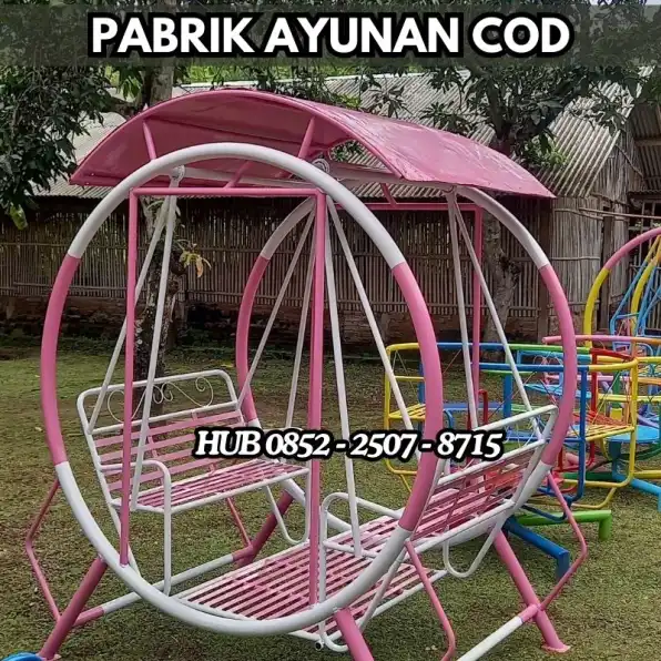 Hub 0852-2507-8715 PRODUKSI !! ayunan besi klasik Dan mainan playground outdoor Kec Mojosongo Boyolali Bayar COD Free Ongkir