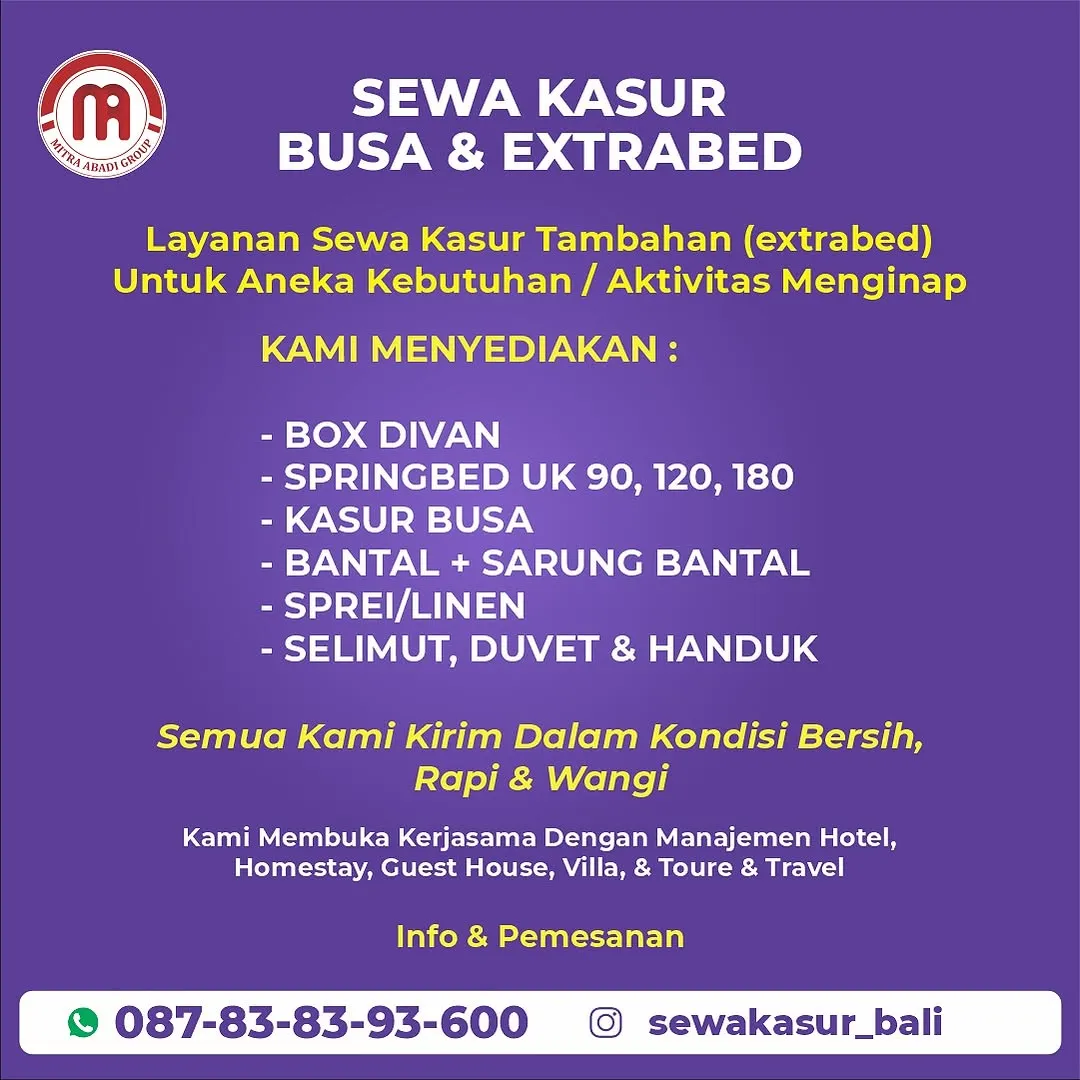 Sewa Kasur Bali | Siap Antar ke Selemadeg Bali