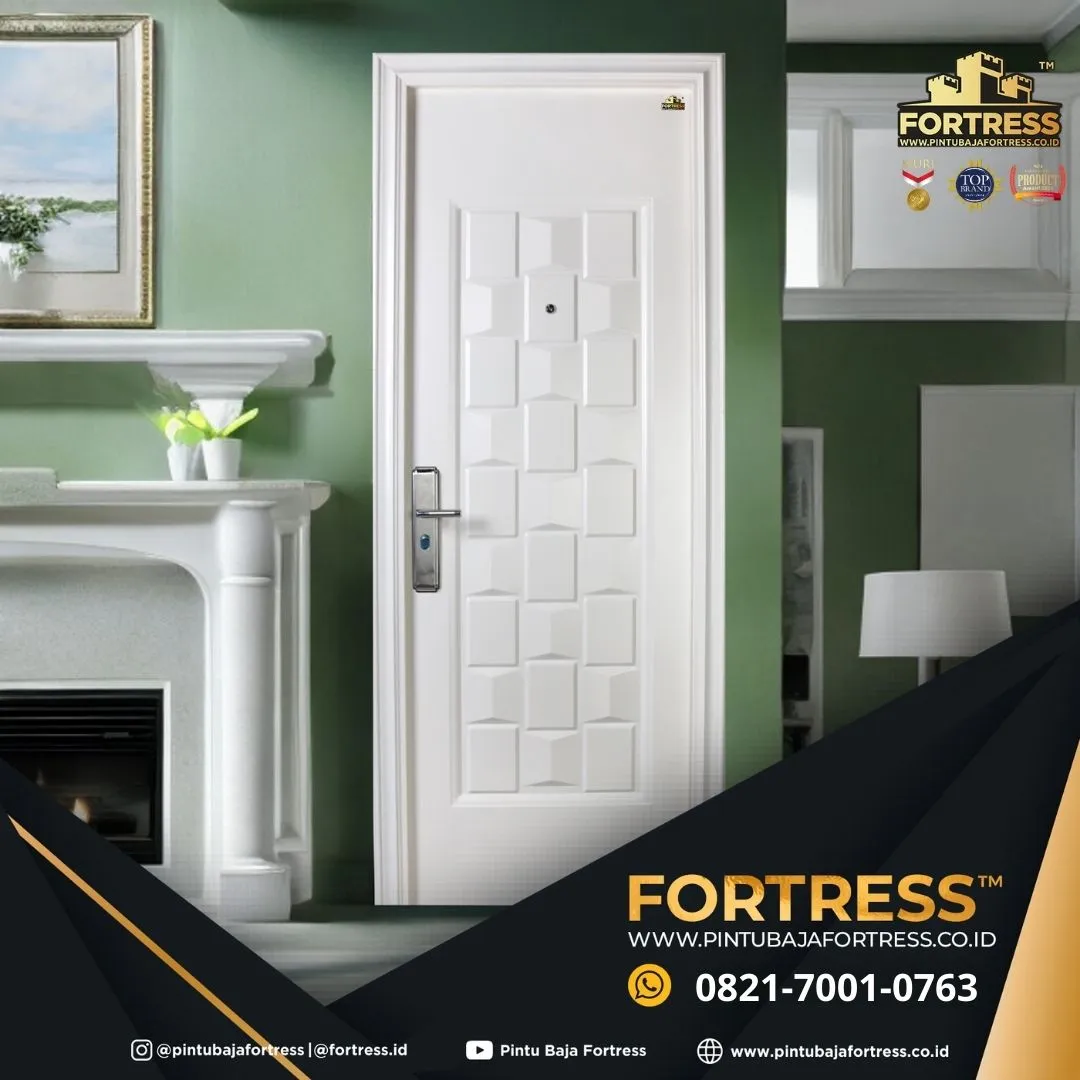 (FORTRESS) Pintu Kamar Mewah Modern Berbahan Baja Di Palu