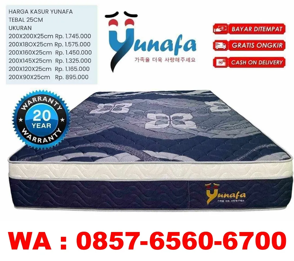 Langsung Pabrik 0857-6560-6700 Jual Kasur Busa Yunafa Di Karanganyar Kebumen
