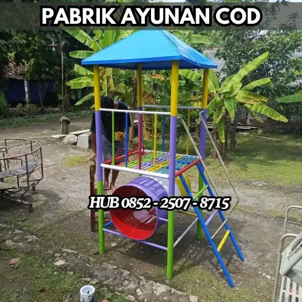 Hub 0852-2507-8715 DIJAMIN AMAN ! ayunan besi bulat besar Dan mainan playground Kec Tanah Sareal Bogor Bayar COD Free Ongkir