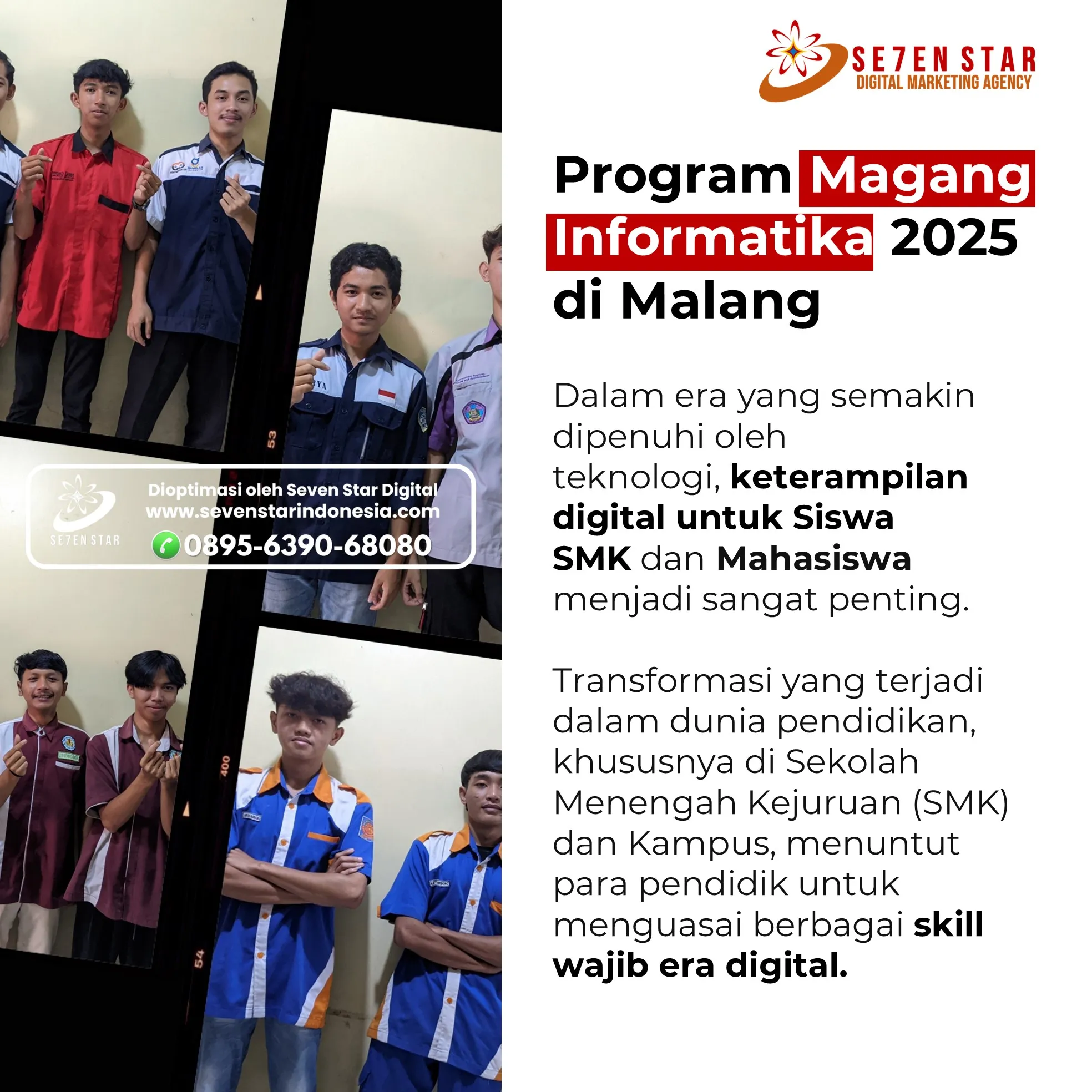 Perusahaan Prakerin Mahasiswa Sistem Informasi di Malang