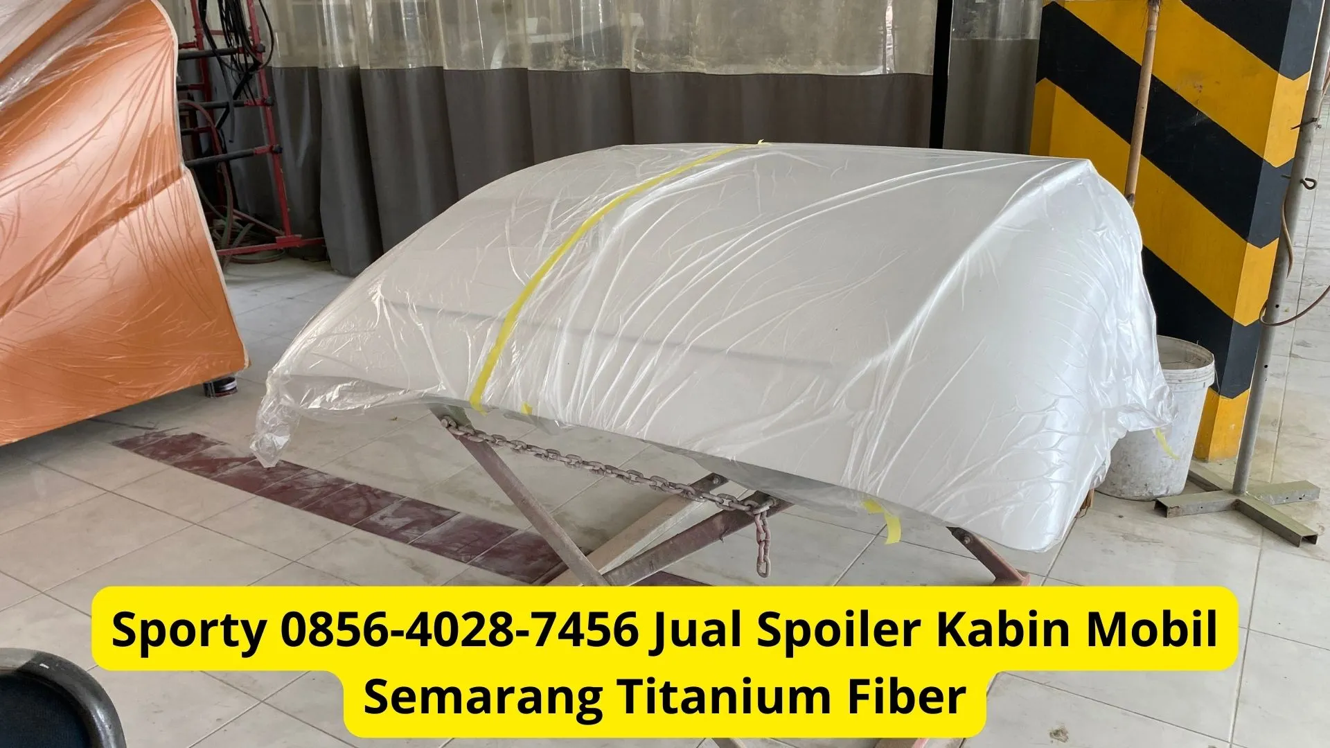 Kencang 0856-4028-7456 Jual Spoiler Kabin Mobil Semarang Titanium Fiber