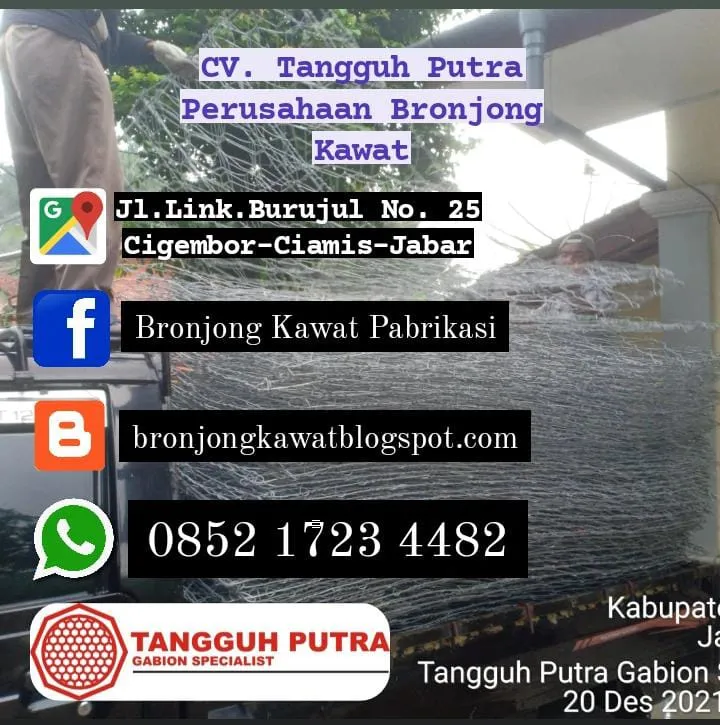 Sale !!! 085217234482, Agen Bronjong Kawat Pabrikasi di Poncokusumo, Malang