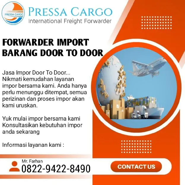 Jasa Import Door To Door Dari Guangzhou Ke Jakarta Indonesia- Forwarder Import Barang Door To Door
