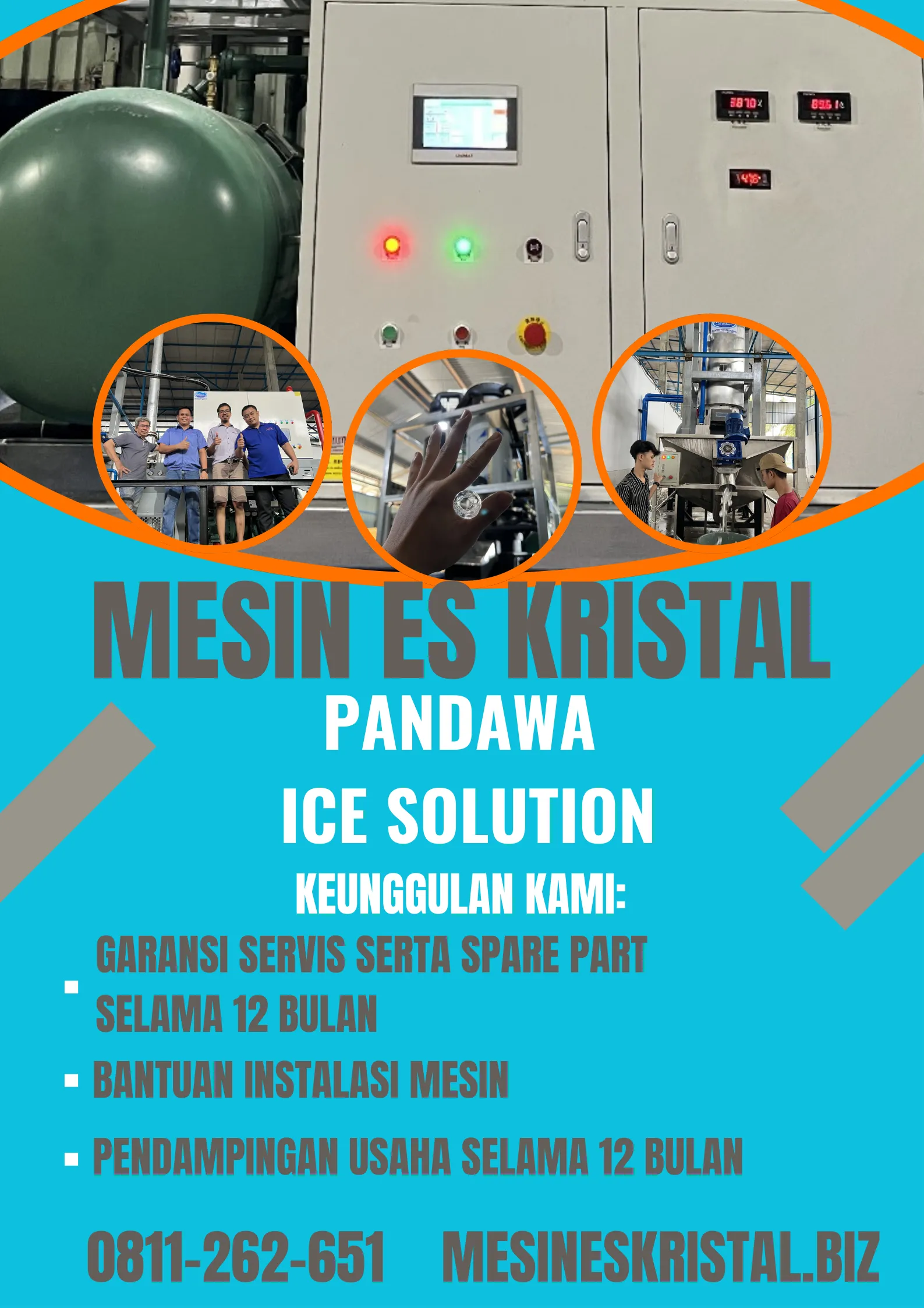 MESIN ES KRISTAL 1 TON TIMOR TENGAH UTARA, NTT