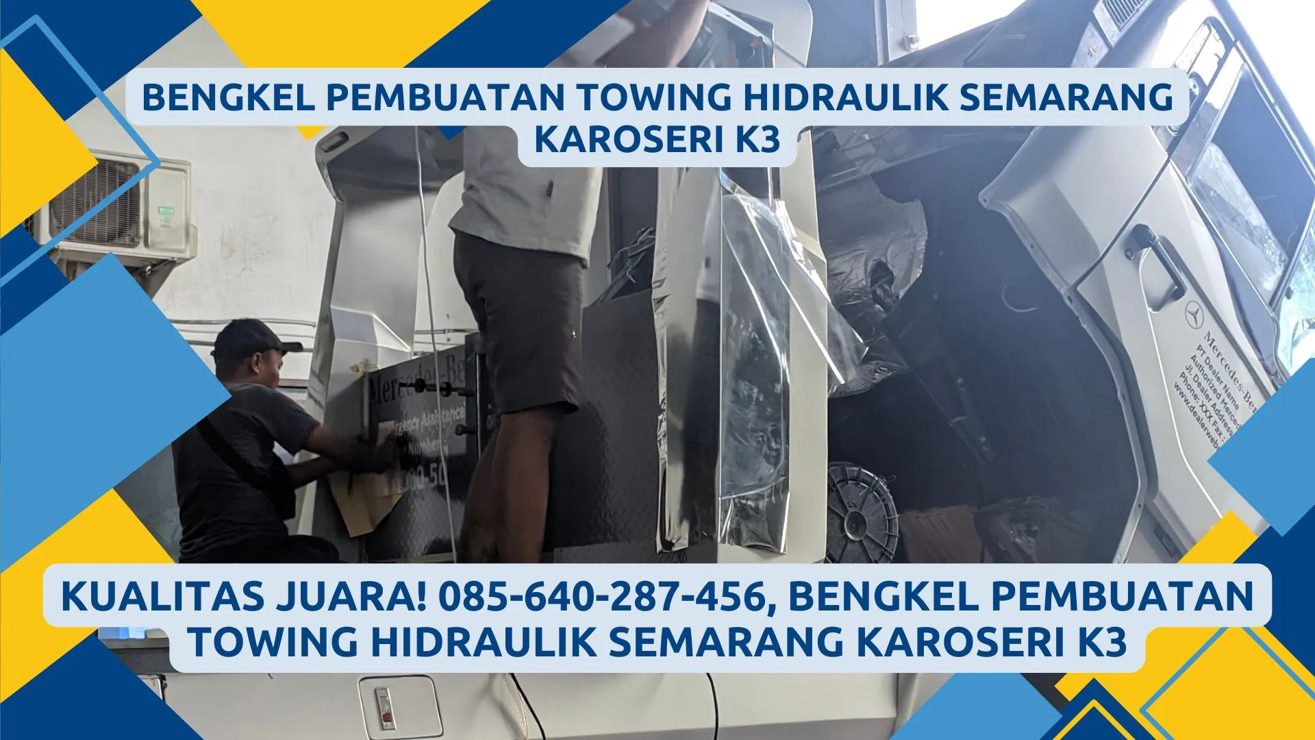 Kualitas Juara, Bengkel Pembuatan Towing Hidraulik Semarang Karoseri K3