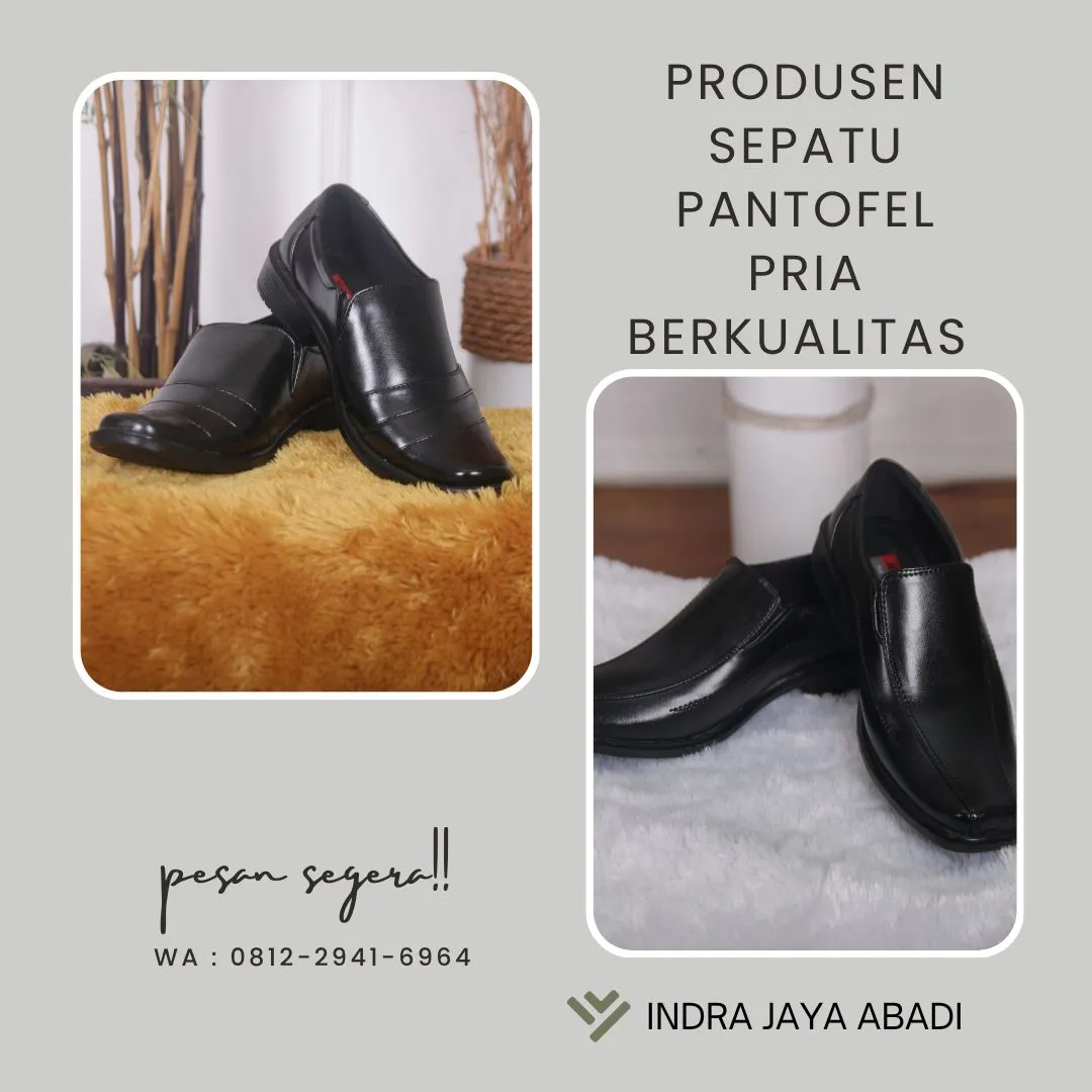 Produksi Sepatu Pantofel Pria Berkualitas Mukomuko,Bengkulu