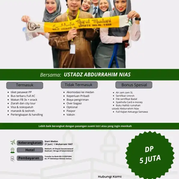 LEGAL, 0821-1993-6937 Travel Umroh Agustus 2026 Samarinda Makassar Medan SYAKHOFA NURUL MADANI