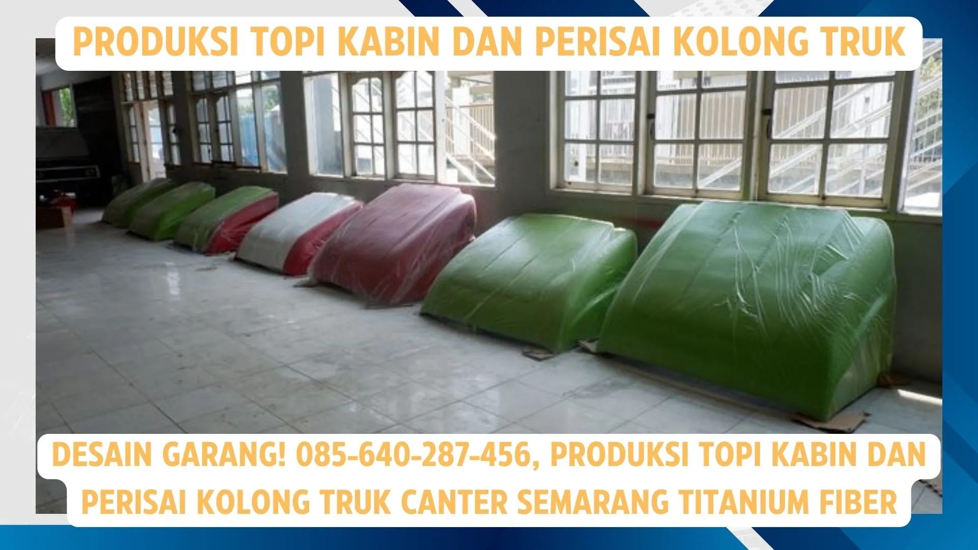 Kokoh & Ringan!  Jual Topi Kabin Mobil L300 Semarang Titanium Fiber