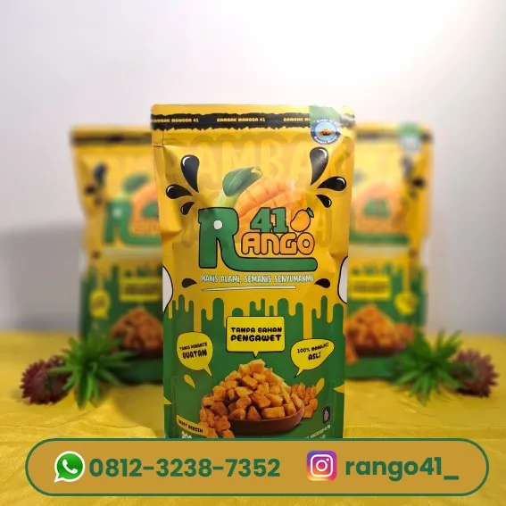 Agen pemasok camilan mangga kering 500 gram di Batu