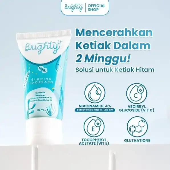 Brighty Glowing Underarm Pemutih Ketiak No.1 Di Indonesia Mencerahkan Memutihkan Pencerah Ketiak Sel