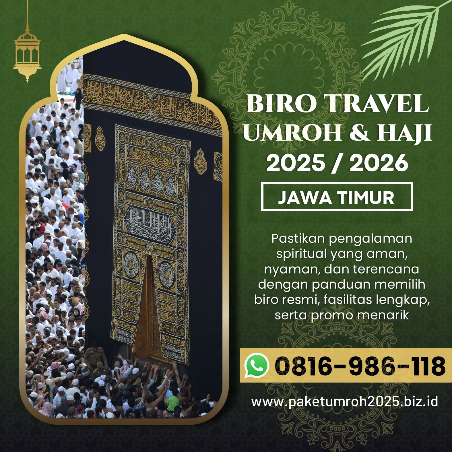 Travel Umroh Syawal 2025 Binangun Blitar AL Bahjah