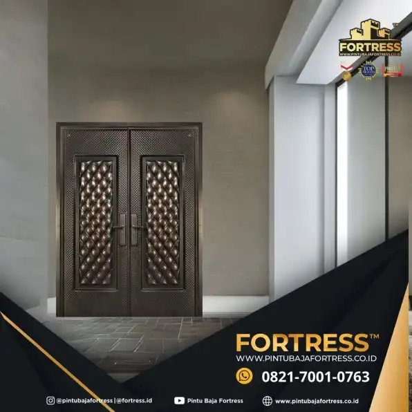 INOVATIF..!! WA 0821 7001 0763 (FORTRESS) Pintu Besi Baja Ringan 2 Daun Di Sumedang