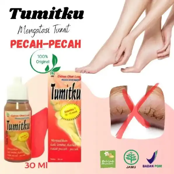 𝗕𝗣𝗢𝗠 TUMITKU Obat Kaki Pecah Pecah 100% Original Solusi Kaki Kapalan Kering Kalus